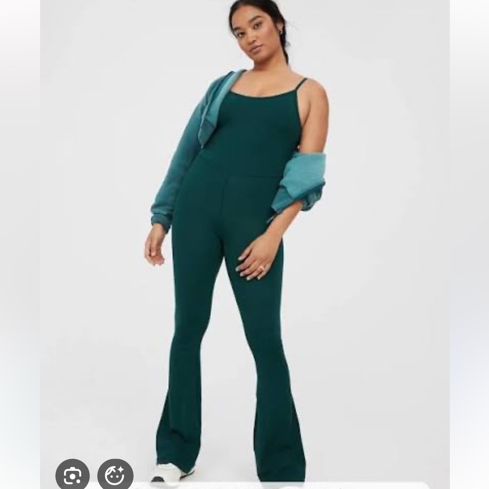 Aerie Offline Jumpsuit -Green/Teal